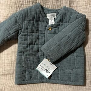 Organic Little Planet by Carter’s green jacket 9m